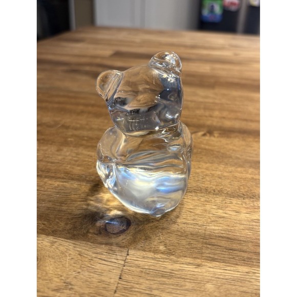 Princess House Figurine Crystal Bear Germany 24% Lead Crystal 3.5 Inches Tall - Picture 4 of 8